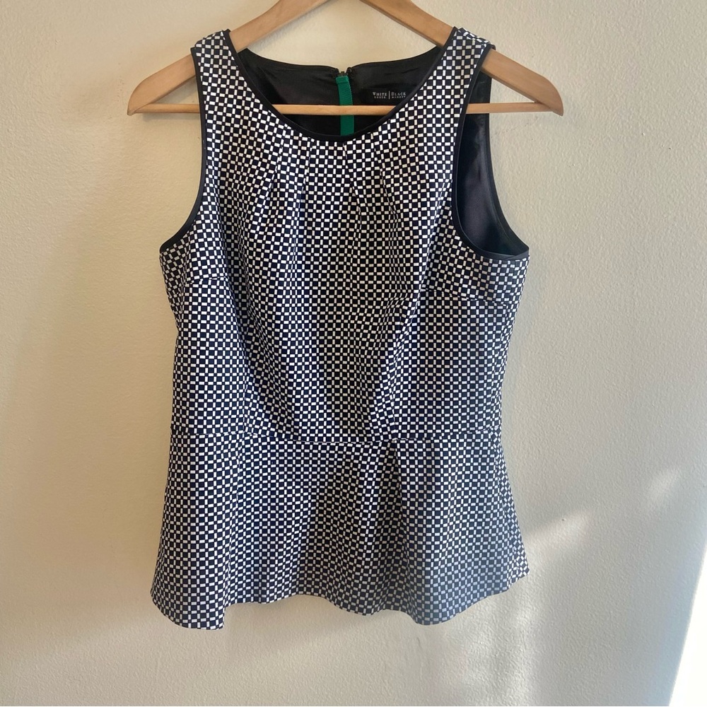 Like new WHBM Peplum top size 6